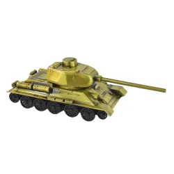 Madhabi Retro Iron Tank Model Showpiece | Vintage Metal Military Tank Figurine for Home Decor, Office Desk, Living Room, Kids Room, Collectors and Unique Gifting (1 Pc)
