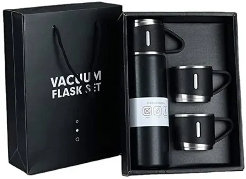 Image of MADHAV 500ml Vacuum Flask Set Cup 