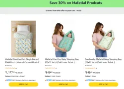 Mafatlal Baby & Home Furnishing Products on 30% Coupon