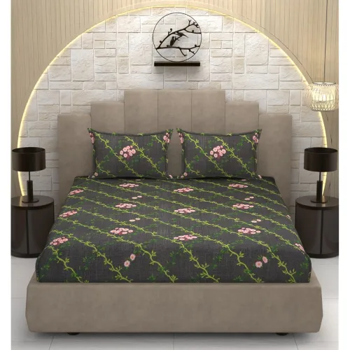 Image of Mafatlal Luxe Lilac 140 GSM Elegant Bedsheet 