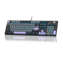 MageGee Mechanical Gaming Keyboard, Wired USB RGB Backlit Keyboard, 104-Key 100% Anti-Ghosting Mechanical Keyboard with Red Switches, Side-Printed Keycaps for Windows PC & Mac