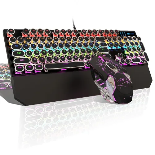 Image of MageGee Typewriter MOK-Storm Mechanical Gaming Keyboard