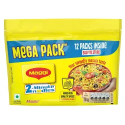 MAGGI 2-Minute Instant Masala Noodles 840/900g * Pack of 12
