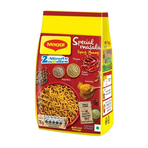 Image of MAGGI 2Minute Special Masala, Instant Noodles, Pack of 12, 840g