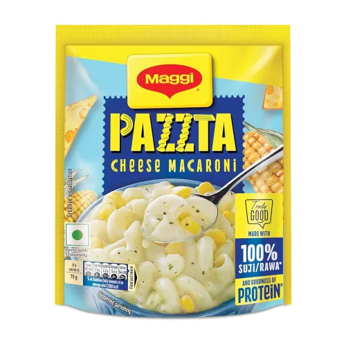 Image of Maggi PAZZTA Vegetarian Cheese Macaroni Pasta, 75g Pouch