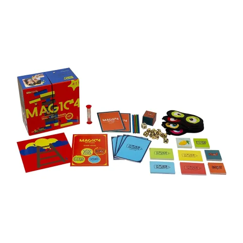 Image of Magic4 Games Skill N'Joy 4-in-1 Board Game