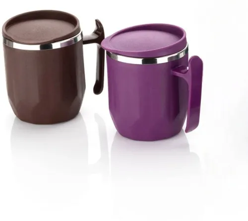 Image of MAGICSPOON Stainless Steel Coffee with Lid (300 ml) (Pack of 2) 