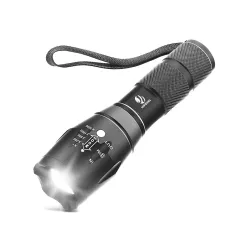 Magicwand Rechargeable Led Zoom Flash Torch Light with Universal Battery Charger & Box