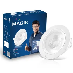 MAGIK Beamer 9W LED Spotlight | Natural White (4000K) | Pack of 1 |