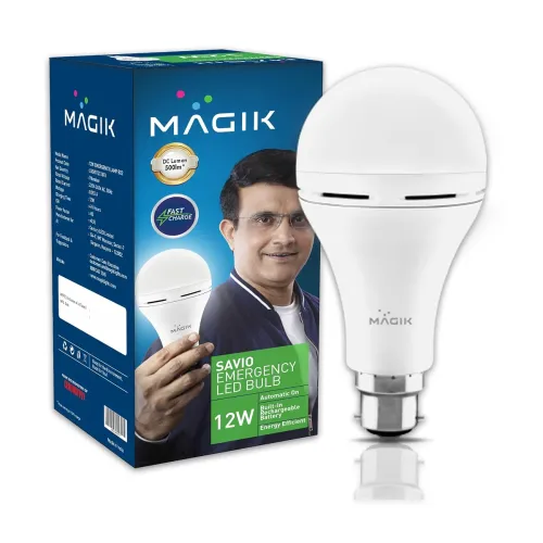 Image of MAGIK Savio 12W LED Rechargeable Emergency Bulb