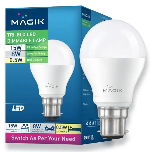 Image of MAGIK TriGlo 3‑in‑1 Dimmable LED Bulb 