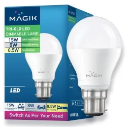 MAGIK TriGlo 3‑in‑1 Dimmable LED Bulb 