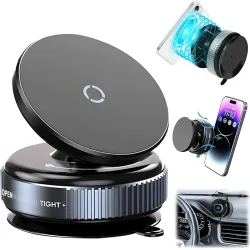 Magnetic Car Phone Mount 360° Rotatable Dashboard Phone Holder