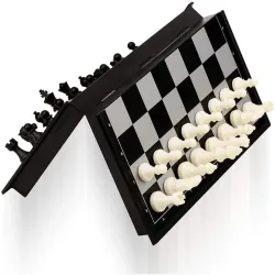 Magnetic Travel Chess Set with Folding Chess Board Educational Toys for Kids