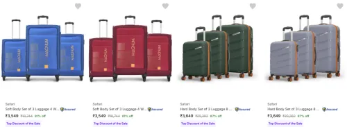 Image of Magnum By Safari Suitcases starting @ ₹3549