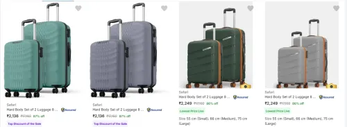 Image of Magnum by Safari Suitcases (po2) Starting @ ₹2136