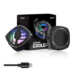 Magsafe Mobile Cooler | Magnetic Mobile Cooler for Gaming Instant Cooling with Advanced Cooling Chip | Compatible for iPhones and Android Devices (Black)