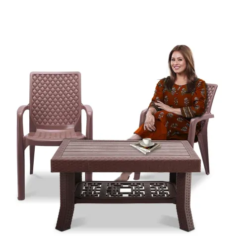 Image of MAHARAJA Premium Plastic Chair and Table Combo Set
