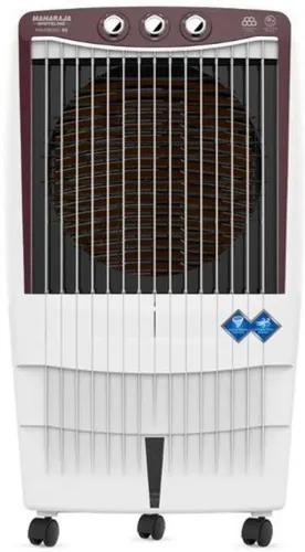 Image of MAHARAJA WHITELINE 85 L Desert Air Cooler (White & Burgundy, MAXBERG 85/CO-190)