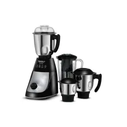 Maharaja Whiteline Joy Elite 750W Mixer Grinder with 4 Jars, Black