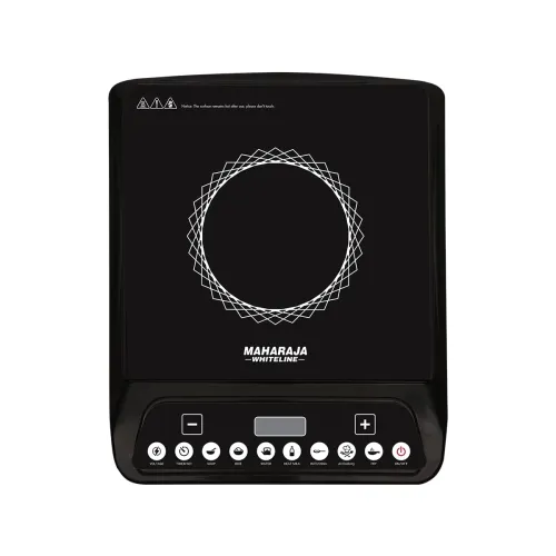 Image of Maharaja Whiteline Marvello 13DX 1300W Smart Induction Cooktop | 7 Preset Indian Menus | Automatic Voltage Regulator | P