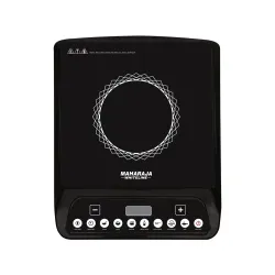Maharaja Whiteline Marvello 13DX 1300W Smart Induction Cooktop | 7 Preset Indian Menus | Automatic Voltage Regulator | P