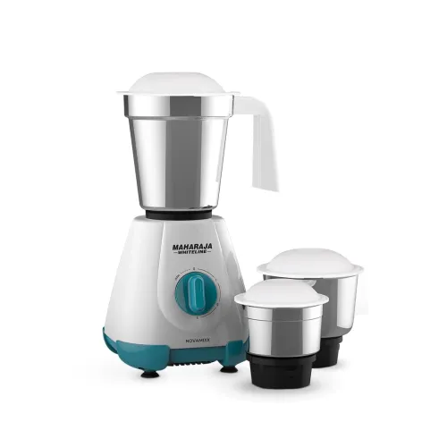 Image of Maharaja Whiteline Novamixx 500 Watts Mx-277 Mixer Grinder With 3 Jars, Multicolor