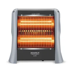 Maharaja Whiteline Quato 800 Watts Quartz Heater | 2 Heat Setting | Easy to Carry | 
