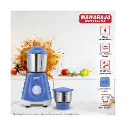 Maharaja Whiteline Smart Mixer Grinder | 500-watt | 20000 RPM Motor Speed |