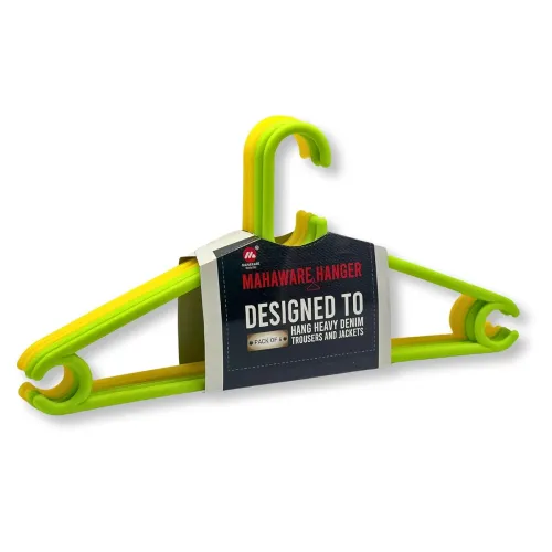 Image of Mahaware Sturdy Polypropylene Hanger, Pack of 6