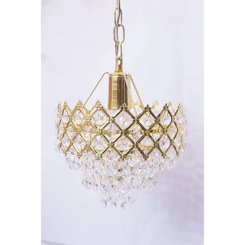 Image of Mahganya 3280 Decoration New Fancy Modern Ceiling Lamp with All Fixtures and Fitting (Gold) (Small)