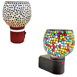 Mahganya Multipurpose Ceramic Direct Plugin Electric Incense Burner Bakhoor Dani(Round)