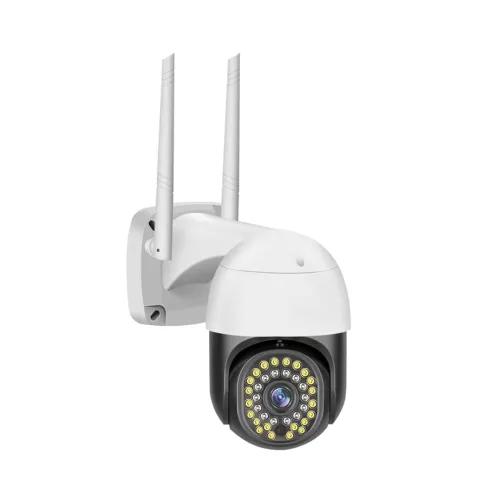 Image of Maizic Smarthome 3 MP FHD Dual Lens/Dual Screen View WiFi Indoor Mini Fox Ptz Security Camera, Color Night Vision, 360° 