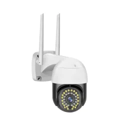 Maizic Smarthome 3 MP FHD Dual Lens/Dual Screen View WiFi Indoor Mini Fox Ptz Security Camera, Color Night Vision, 360° 