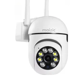 Maizic Smarthome Mini Fox Ptz 5 MP FHD WiFi Indoor CCTV Camera with Color Night Vision, Two Way Audio, Motion Detection,