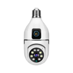 Maizic Smarthome Supercams 4MP WiFi Bulb Camera Dual Lens