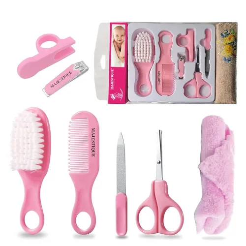Image of Majestique Baby Grooming Set (7 in 1 Pink)