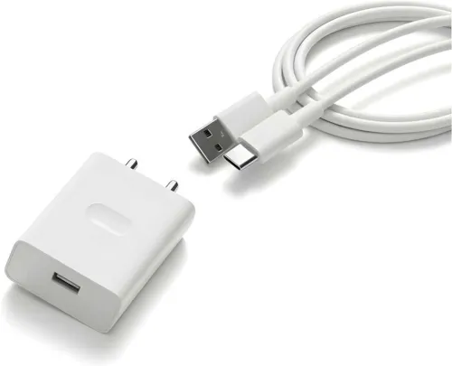 Image of MAK 65 W SuperVOOC 4 A Wall Charger for Mobile with Detachable Cable (White, Cable Included)