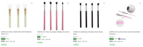 Image of Makeup Brush Set Upto 82% Off
