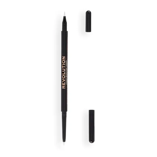 Image of Makeup Revolution Felt & Kohl Eyeliner White, Ultra Creamy, Smudge Proof, 0.13g