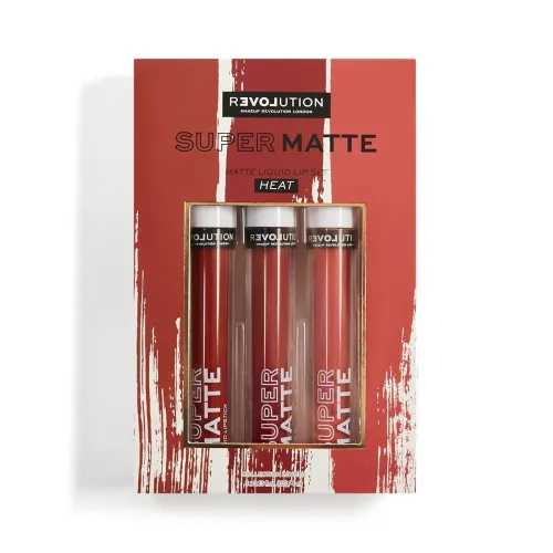 Image of Makeup Revolution Lipstick Set (Matte) Pack of 3
