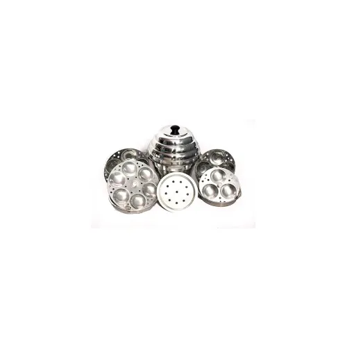 Image of Malti Aluminium 18-Piece Multi-Purpose Steamer Set Idli Dhokla
