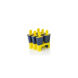 Malti Ice Cream Moulds for Freezer 6 PCS Plastic Popsicle Mold Set