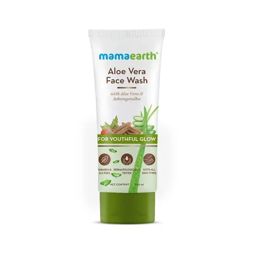 Image of Mamaearth Aloe Vera Face Wash 100ml