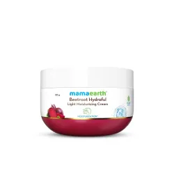 Mamaearth Beetroot Hydraful Light Moisturizing Cream with Beetroot & Hyaluronic Acid for Hydrated Pink Glow - 50 g | 24 