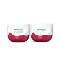 Mamaearth Beetroot Hydraful Light Moisturizing Cream with Beetroot & Hyaluronic Acid | For Hydrated Pink Glow | For Face