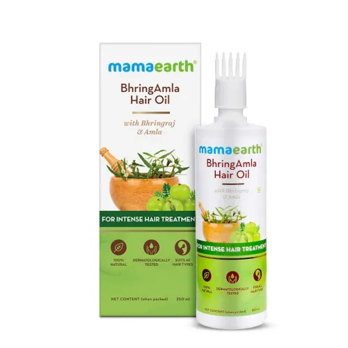 Image of Mamaearth Bhring Amla Hair Oil (250ml)