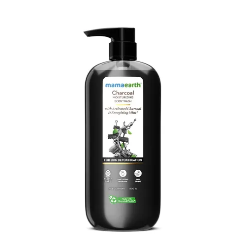 Image of Mamaearth Charcoal Moisturizing Body Wash with Activated Charcoal