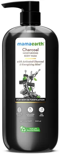 Image of Mamaearth Charcoal Moisturizing Body Wash with Activated Charcoal &