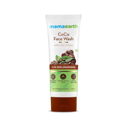 Image of Mamaearth CoCo Face Wash for Women, with Coffee & Cocoa for Skin Awakening 100ml